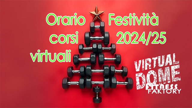 Orari attività virtuali nella Virtual Dome festività Natale 2024-2025